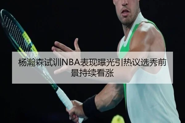 杨瀚森试训NBA表现曝光引热议选秀前景持续看涨