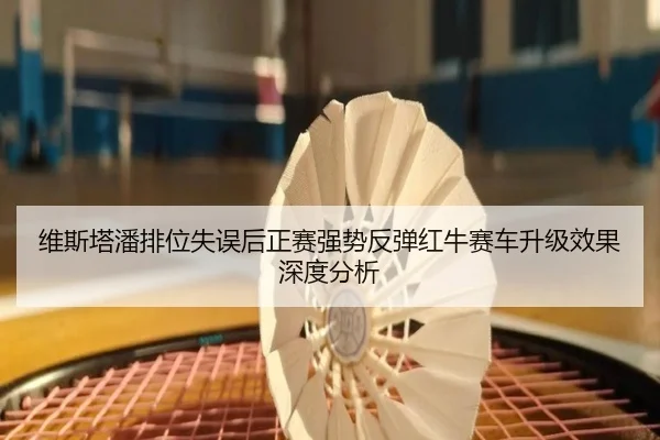 维斯塔潘排位失误后正赛强势反弹红牛赛车升级效果深度分析